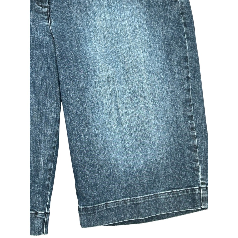 Talbots Womens Denim Bermuda Shorts Blue Stretch Size 14 - Picture 3 of 8